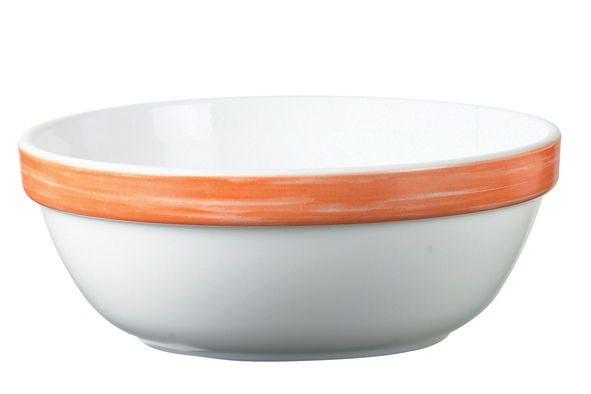 Arcoroc Brush orange Salatschüssel stapelbar 14cm